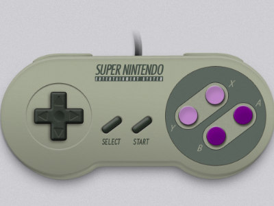 snes controller dribbble shot